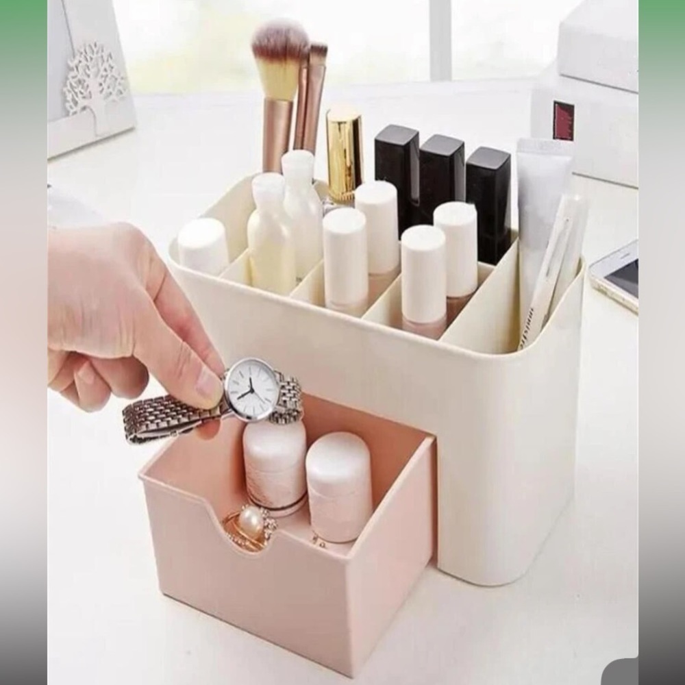 Multi-functional Desktop Drawer Storage Box Creative Makeup Organizer #162tt)